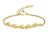 Ατσάλινο Βραχιόλι Lacoste σε Χρυσό Χρώμα 