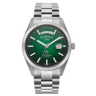 Ρολόι Roamer Primeline Daydate II 981666-41-75-50 Αυτόματο Με Ασημί Μπρασελέ