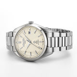 Αυτόματο ρολόι Roamer Elite 970983-41-05-20 με ασημί μπρασελέ & μπεζ καντράν διαμέτρου 42mm με ζαφείρι- από μπροστά
