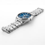 Αυτόματο ρολόι Roamer Elite 970983-41-45-20 box set με ασημί μπρασελέ & μπλε καντράν 42mm.