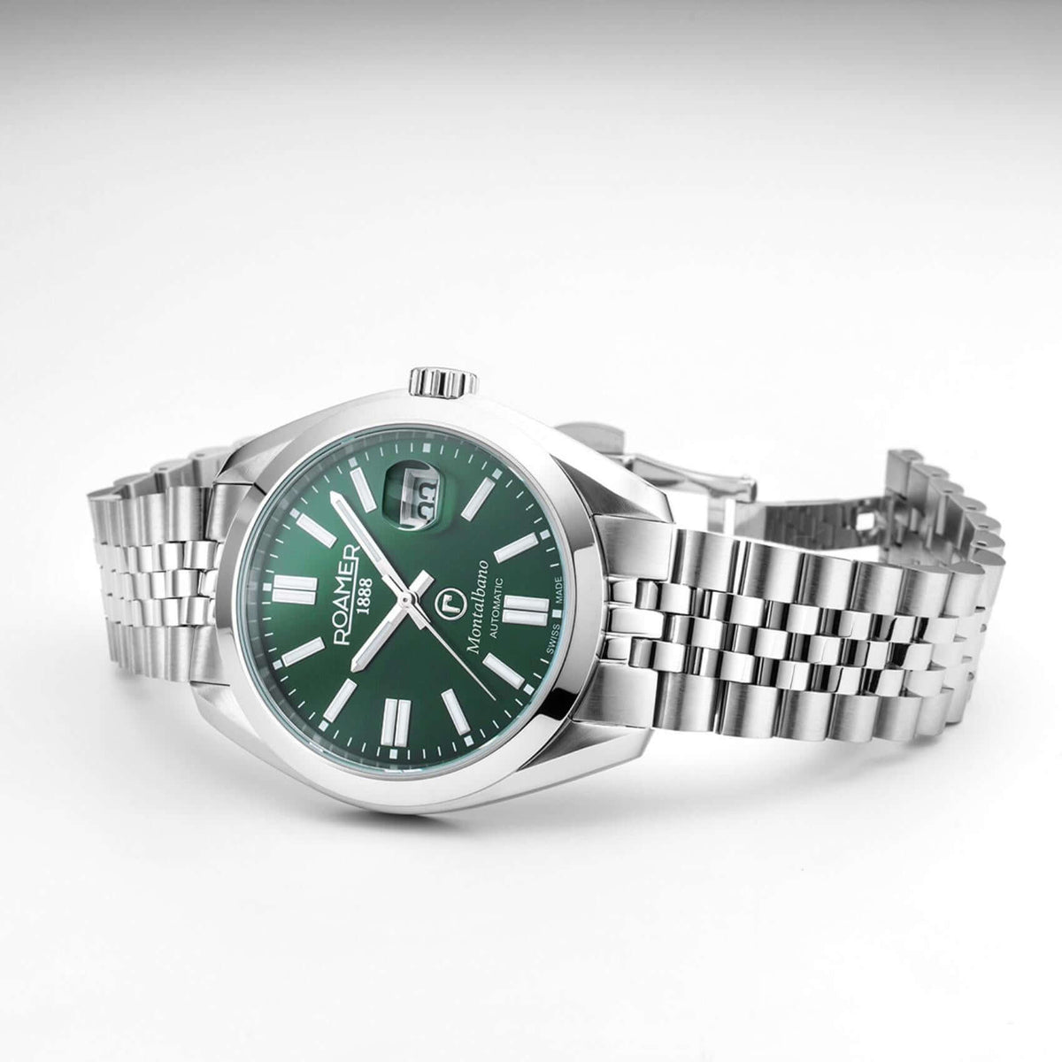 Ρολόι Roamer Montalbano 996983-41-75-20 Αυτόματο Με Ασημί Μπρασελέ