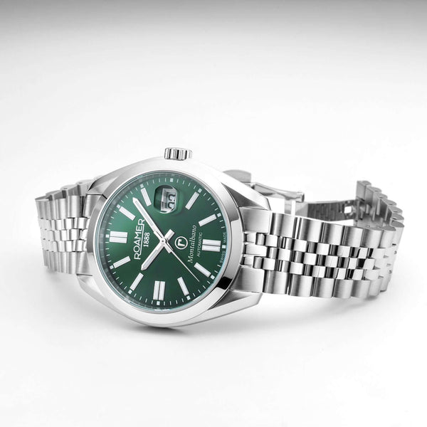 Ρολόι Roamer Montalbano 996983-41-75-20 Αυτόματο Με Ασημί Μπρασελέ