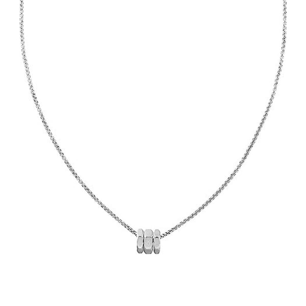 Κολιέ calvin klein 35000258 με αλυσίδα και κρεμαστό σε ασημένιο χρώμα. 