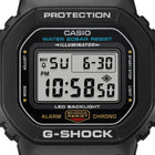 Ρολόι Casio DW-5600UE-1ER 5600 Series Με Μαύρο Καουτσούκ Λουράκι