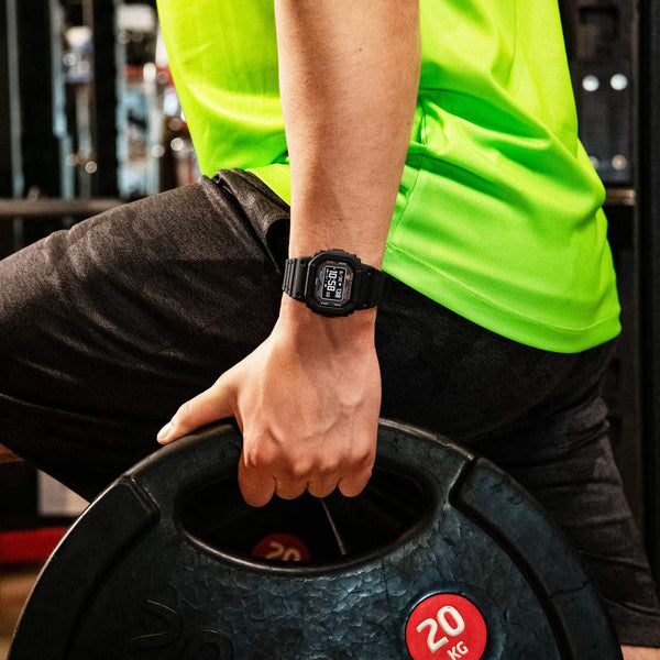 G-Squad Ρολόι Casio G-Shock DW-H5600-1ER Solar Με Μαύρο Καουτσούκ Λουράκι