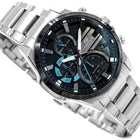 Ρολόι Χρονογράφος Casio Edifice Classic Solar EFS-S620DB-1BVUEF Με Ασημί Μπρασελέ