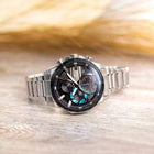 Ρολόι Χρονογράφος Casio Edifice Classic Solar EFS-S620DB-1BVUEF Με Ασημί Μπρασελέ