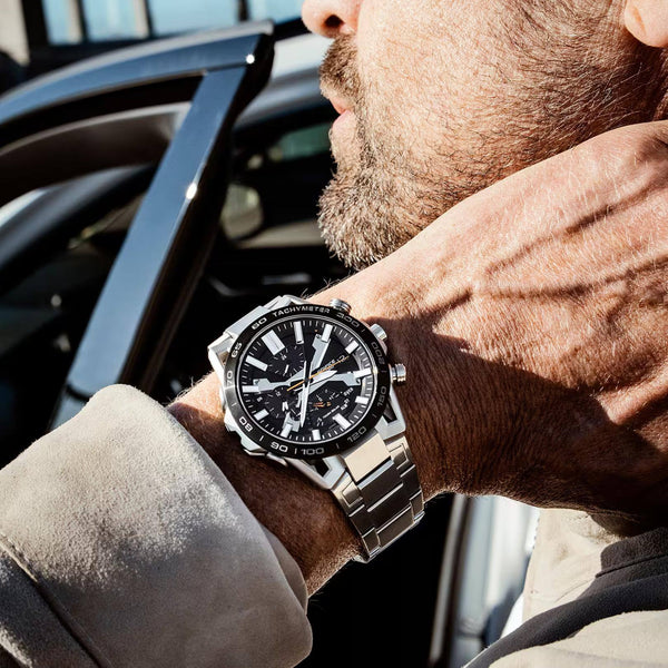 Ρολόι Smart Casio Edifice Sospensione Solar Bluetooth EQB-2000DB-1AER Με Ασημί Μπρασελέ