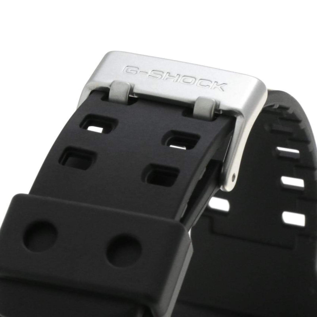 Καταδυτικό ρολόι χρονογράφος Casio G-Shock GA-110-1BER με μαύρο καουτσούκ λουράκ, μαύρο καντράν και στεγανότητα 20ATM-200Μ.