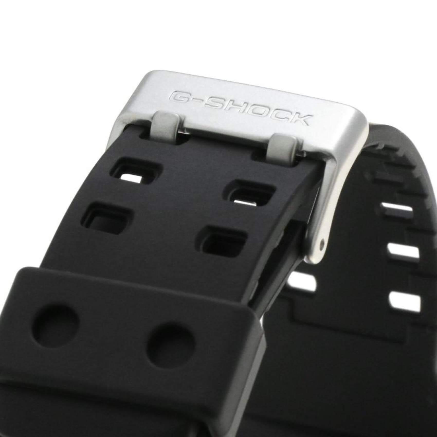 Καταδυτικό ρολόι χρονογράφος Casio G-Shock GA-110-1BER με μαύρο καουτσούκ λουράκ, μαύρο καντράν και στεγανότητα 20ATM-200Μ.