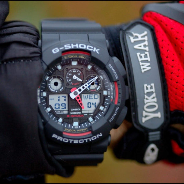 Ρολόι Casio G-Shock GA-100-1A4ER Με Μαύρο Καουτσούκ Λουράκι