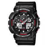 Ρολόι Casio G-Shock GA-100-1A4ER Με Μαύρο Καουτσούκ Λουράκι