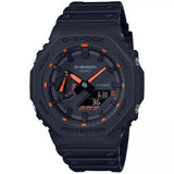 Ρολόι Χρονογράφος Casio G-Shock GA-2100-1A2ER Με Μαύρο Καουτσούκ Λουράκι