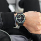 Χρονογράφος Casio G-Shock GA-2100SU-1AER Με Μαύρο Καουτσούκ Λουράκι Camouflage