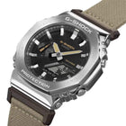 Ρολόι Χρονογράφος Casio G-Shock GM-2100C-5AER Με Μπεζ Υφασμάτινο Λουράκι