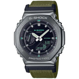 Ρολόι Χρονογράφος Casio G-Shock GM-2100CB-3AER Με Χακί Υφασμάτινο Λουράκι