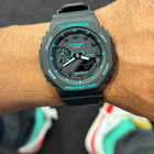 Ρολόι Casio G-Shock GMA-S2100GA-1AER Με Μαύρο Καουτσούκ Λουράκι