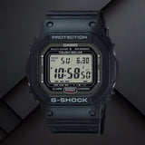 Ανδρικό ρολόι Casio G-SHOCK GW-5000U-1ER με μαύρο καουτσούκ λουράκι και μαύρο ψηφιακό καντράν. 