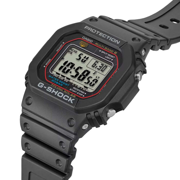 Ρολόι Casio G-Shock GW-M5610U-1ER Solar Με Μαύρο Καουτσούκ Λουράκι