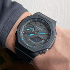 Οκτάγωνο Casio G-Shock GA-2100-1A2ER Με Μαύρο Καουτσούκ Λουράκι