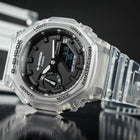 Οκτάγωνο Casio G-Shock GA-2100SKE-7AER Με Διάφανο Καουτσούκ Λουράκι