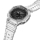 Οκτάγωνο Casio G-Shock GA-2100SKE-7AER Με Διάφανο Καουτσούκ Λουράκι