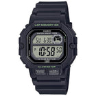 Casio Illuminator WS-1400H-1AVEF Με Μαύρο Καουτσούκ Λουράκι