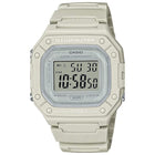 Casio Illuminator W-218HC-8AVEF Με Λευκό Καουτσούκ Λουράκι