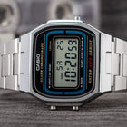 Casio Vintage Iconic A-164WA-1VES Με Ασημί Μπρασελέ
