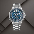 Καταδυτικό Ρολόι Citizen Promaster Sky AT8300-58L με Ασημί Μπρασελέ