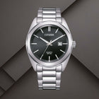 Ανδρικό Ρολόι Citizen BI5110-54E Με Ασημί Μπρασελέ & Μαύρο Καντράν