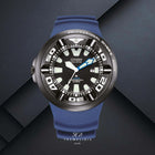 Καταδυτικό Ρολόι Citizen Promaster Professional Diver 300 BJ8055-04E Με Μπλε Λουράκι & Μαύρο Καντράν