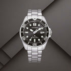 Καταδυτικό Ρολόι Citizen Promaster Eco-Drive Divers BN0261-51E Με Ασημί Μπρασελέ & Μαύρο Καντραν