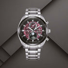 Ρολόι Citizen Eco-Drive Tsuki-yomi BY1018-80X με Ασημί Μπρασελέ
