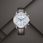 Ρολόι Citizen Eco-Drive CA4630-02A με Μαύρο Δερμάτινο Λουράκι και Λευκό Καντράν
