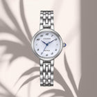 Γυναικείο Ρολόι Citizen L EM0990-81A με Ασημί Μπρασελέ & Λευκό Καντράν