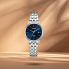 Γυναικείο Ρολόι Citizen Sports EU6090-54L με Ασημί Μπρασελέ & Μπλε Καντράν