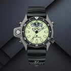 Καταδυτικό Ρολόι Citizen Promaster Divers JP2007-17W Με Μαύρο Καουτσούκ Λουράκι & Πράσινο Καντράν
