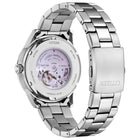 Αυτόματο Ρολόι Citizen NH8400-87LE Με Ασημί Μπρασελέ & Μπλε Καντράν