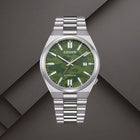 Αυτόματο Ρολόι Citizen Tsuyosa NJ0159-86X Με Ασημί Μπρασελέ & Πράσινο Καντράν