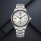 Αυτόματο Ρολόι Citizen NJ0190-51A Με Ασημί Μπρασελέ & Καντράν