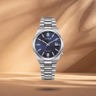 Αυτόματο Γυναικείο Ρολόι Citizen Tsuyosa NJ0200-50M Με Ασημί Μπρασελέ & Μπλε Καντράν