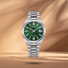 Αυτόματο Γυναικείο Ρολόι Citizen Tsuyosa NJ0200-50X Με Ασημί Μπρασελέ & Πράσινο Καντράν