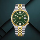 Αυτόματο Ρολόι Citizen Tsuyosa 60 NK0024-54X Με Δίχρωμο Μπρασελέ & Πράσινο Καντράν