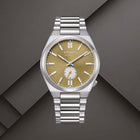 Αυτόματο Ρολόι Citizen Tsuyosa NK5010-51X Με Ασημί Μπρασελέ & Πράσινο Καντράν