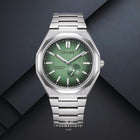 Ρολόι Citizen Super Titanium Zenshin 60 NK5020-58X με Ασημί Μπρασελέ & Πράσινο Καντράν