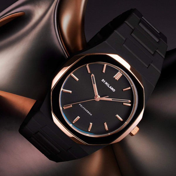 Ρολόι D1 Milano Black Mesh D1-PCBJ35 Με Μαύρο Μπρασελέ