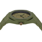 Ρολόι D1 Milano Military Green D1-PCBJ22 Με Χακί Μπρασελέ