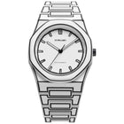 Ανδρικό Ρολόι D1 Milano White Sketch D1-PCBJ34 με Άσπρο Μπρασελέ & Άσπρο Καντράν
