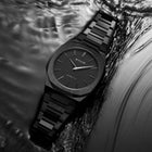 Ρολόι D1 Milano Shadow Ultra Thin D1-UTBJSH Με Μαύρο Μπρασελέ